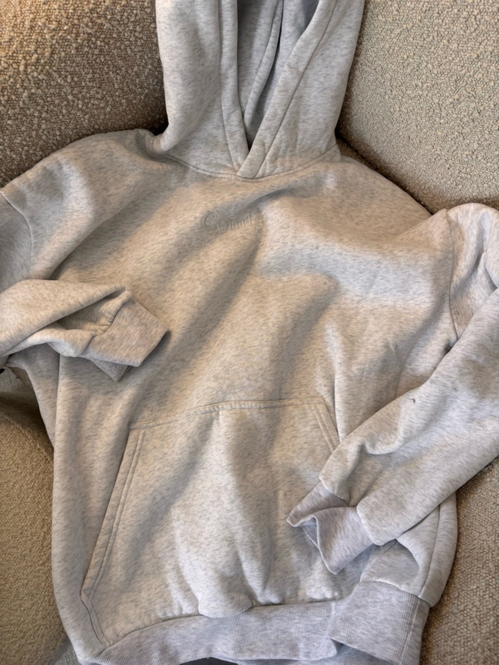Comfrt | Light Gray Signature Hoodie | Size XL